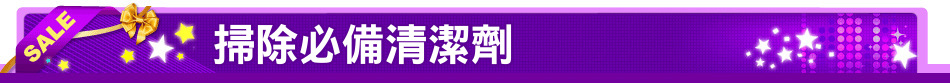 掃除必備清潔劑