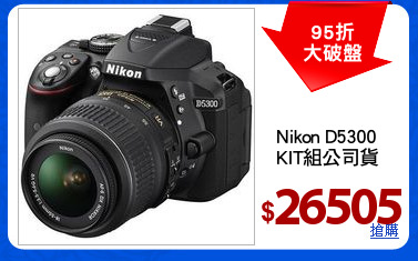Nikon D5300 
KIT組公司貨