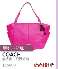 全皮側口袋肩背包