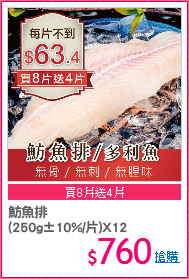 魴魚排
(250g±10%/片)X12
