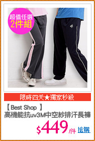 【Best Shop 】
高機能抗uv3M中空紗排汗長褲