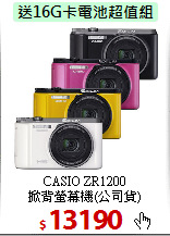 CASIO ZR1200<BR> 
掀背螢幕機(公司貨)