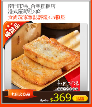 南門市場_合興糕糰店
港式蘿蔔糕2條