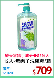12入-無患子洗碗精/箱
