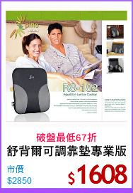 舒背爾可調靠墊專業版