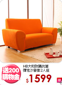 HB大和防蹣抗菌<br>彈性沙發套2人座