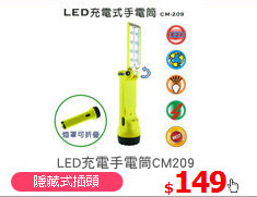 LED充電手電筒CM209