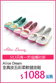 Alice Dream
全真皮五彩柔軟健走鞋
