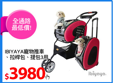 IBIYAYA寵物推車
、拉桿包、提包3用