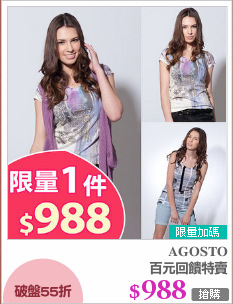 百元回饋特賣