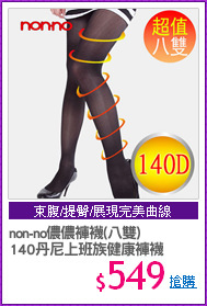 non-no儂儂褲襪(八雙)
140丹尼上班族健康褲襪