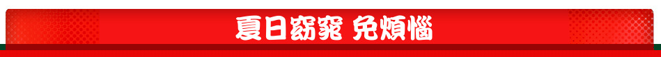 夏日窈窕 免煩惱