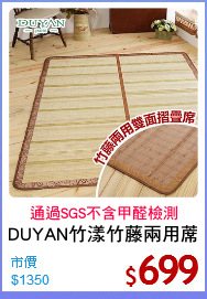 DUYAN竹漾竹藤兩用蓆