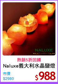Naluxe義大利水晶鹽燈