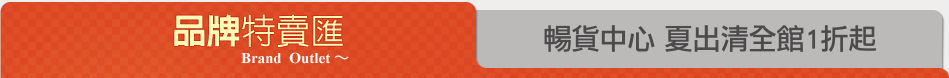 暢貨中心 夏出清全館1折起