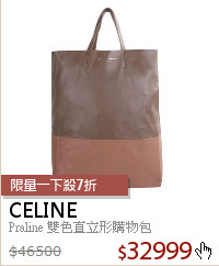 Praline 雙色直立形購物包