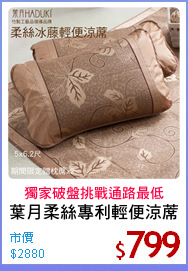 葉月柔絲專利輕便涼蓆