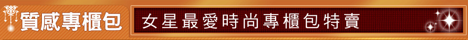 女星最愛時尚專櫃包特賣