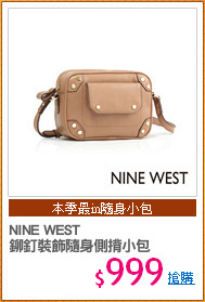 NINE WEST
鉚釘裝飾隨身側揹小包