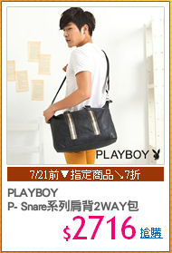 PLAYBOY
P- Snare系列肩背2WAY包