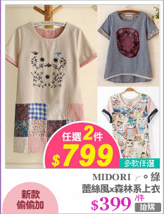 蕾絲風x森林系上衣