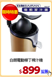 白朗電動柳丁榨汁機