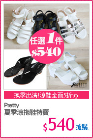 Pretty
夏季涼拖鞋特賣