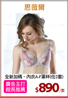 全新加碼‧內衣A-F罩杯(任2套)