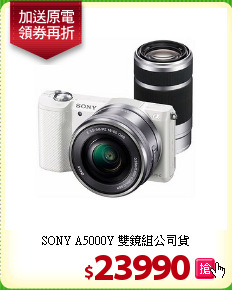 SONY A5000Y 
雙鏡組公司貨