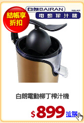 白朗電動柳丁榨汁機
