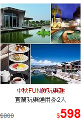 宜蘭玩樂通用券2入