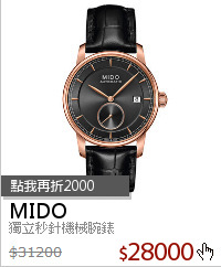 獨立秒針機械腕錶