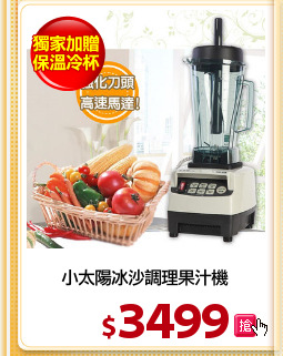 小太陽冰沙調理果汁機