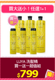 LUYA 洗髮精 
買一送一超值組