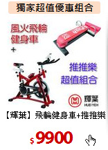 【輝葉】飛輪健身車+推推樂
