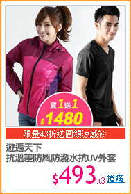 遊遍天下
抗溫差防風防潑水抗UV外套