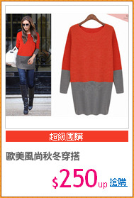 歐美風尚秋冬穿搭