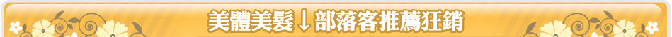 美體美髮↓部落客推薦狂銷