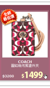 圓釦幾何風證件夾