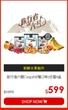旅行者六號Crispy6(6種口味)任選4盒