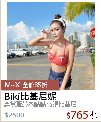 奧黛麗赫本點點高腰比基尼