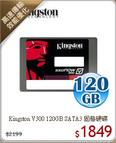 Kingston V300 120GB 
SATA3 固態硬碟