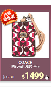 圓釦幾何風證件夾