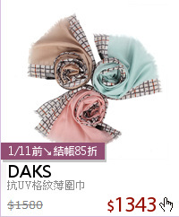 抗UV格紋薄圍巾