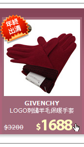 LOGO刺繡羊毛保暖手套