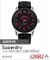 Tokyo東京潮流立體矽膠腕錶