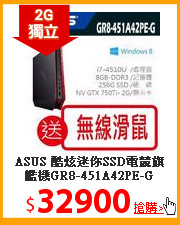 ASUS 酷炫迷你SSD電競旗艦機GR8-451A42PE-G