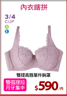 雙提高雅單件胸罩