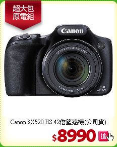 Canon SX520 HS 42倍望遠機(公司貨)