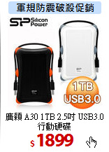 廣穎 A30 1TB 2.5吋 
USB3.0 行動硬碟